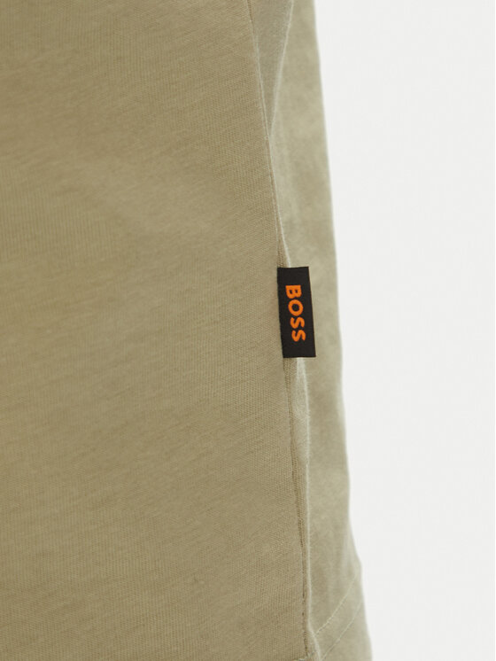 BOSS BOSS Camiseta Te_Animali 50546362 Verde Regular Fit