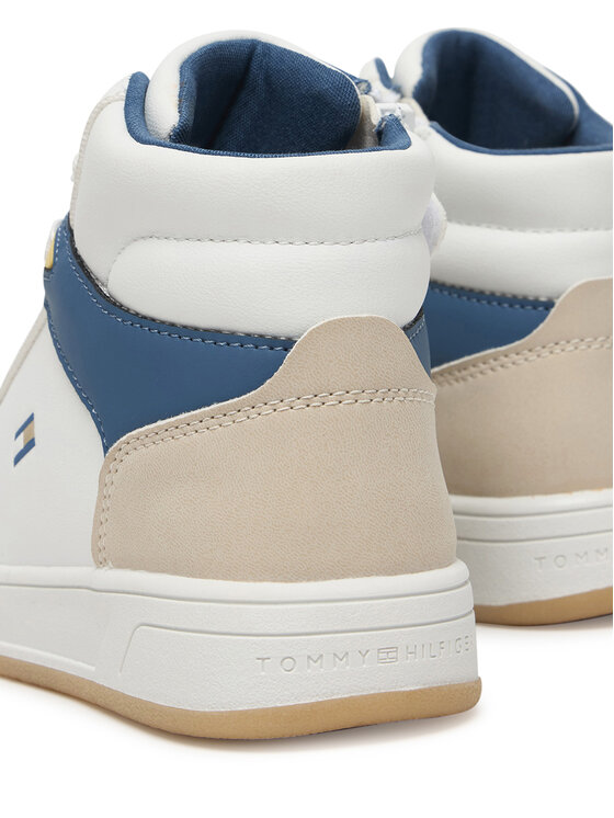 Tommy Hilfiger Tenisice Tommy Hilfiger High Top Lace Up T3X9-34364-1269 M Bijela