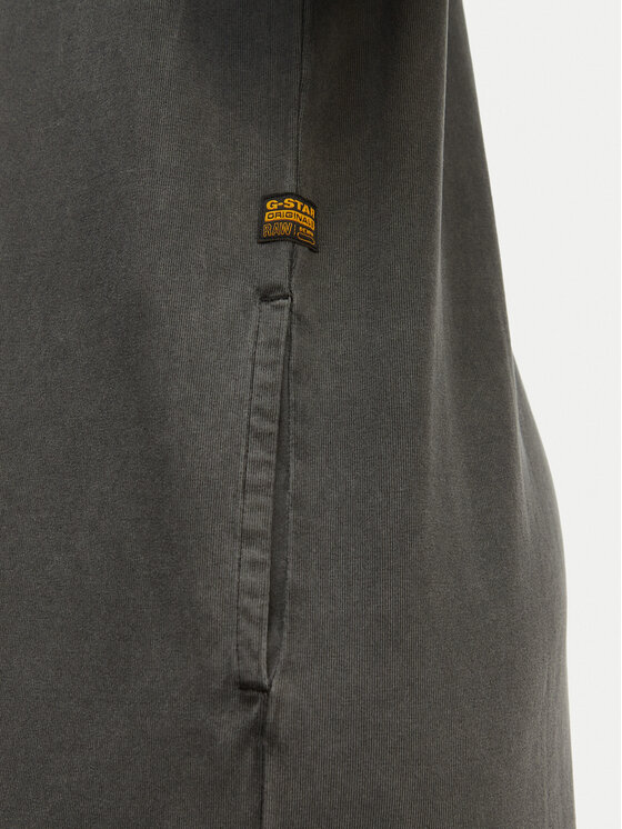 G-STAR G-Star Raw Vsakodnevna obleka Washed D28704-E401 Črna Relaxed Fit