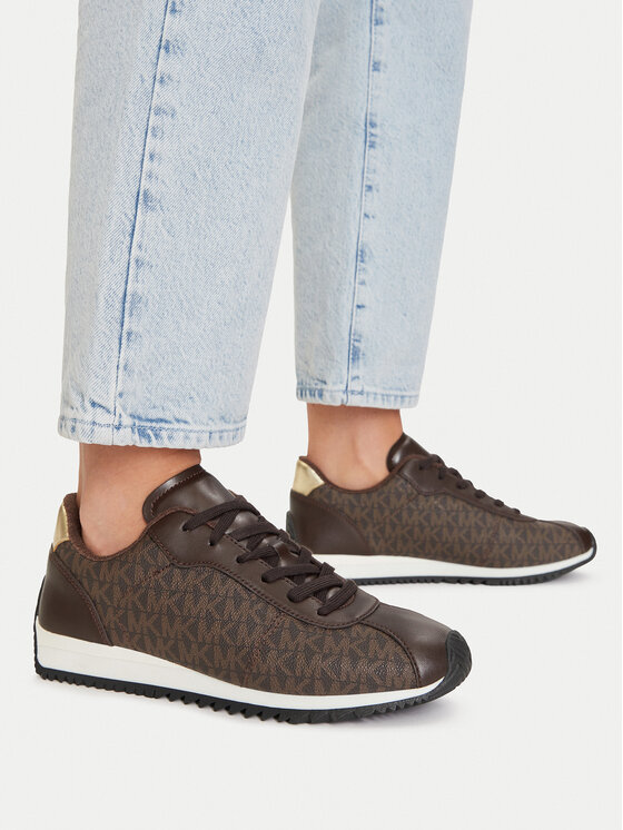 MICHAEL Michael Kors Sneakersy MICHAEL Michael Kors Rhodes 43T5RHFS3L Brązowy