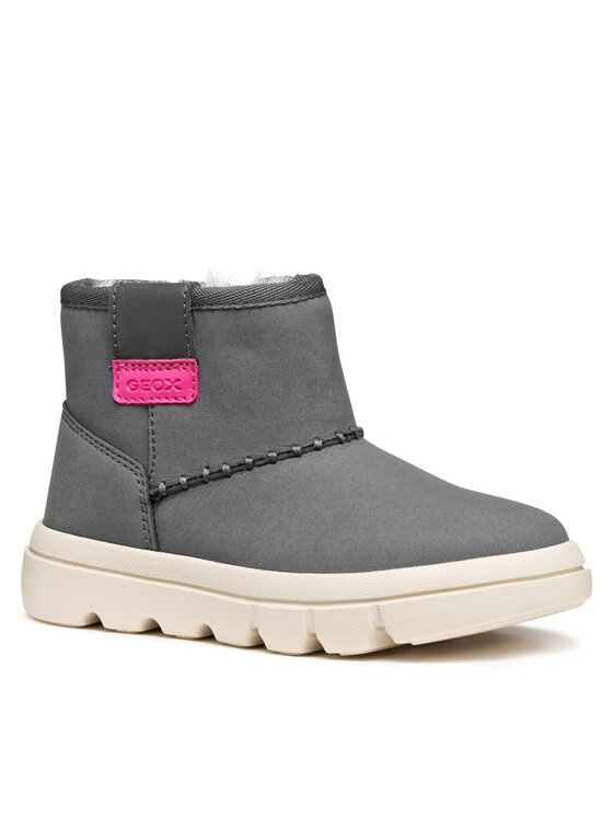 Geox J Willaboom Enkellaars voor meisjes, zwart, 26 EU, zwart, 26 EU