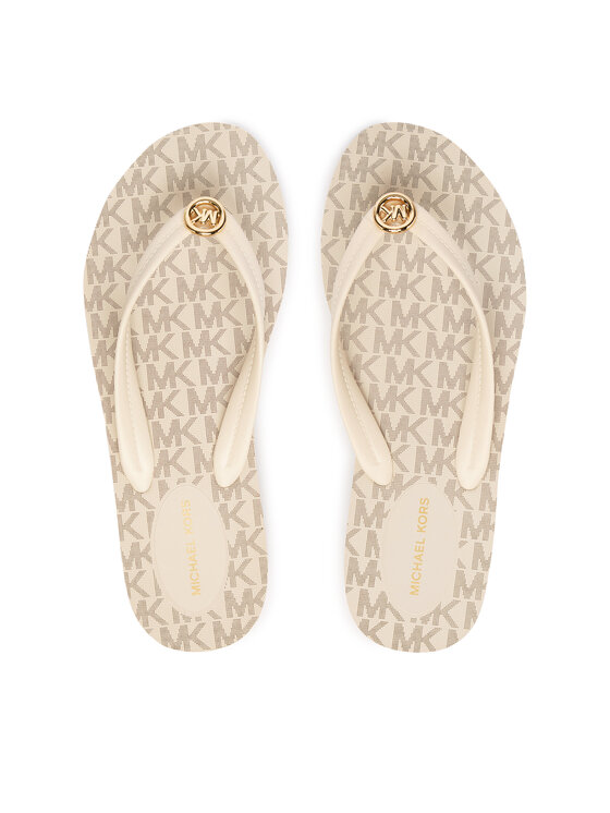MICHAEL Michael Kors В'єтнамки MICHAEL Michael Kors Posie Flip Flop 40S6PSFA2Q Кремовий
