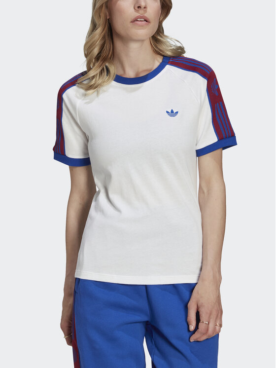 adidas adidas Футболка Tape HL9172 Білий Regular Fit