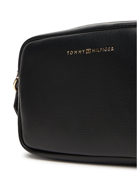 Tommy Hilfiger Τσάντα Tommy Hilfiger Th Logotape AW0AW17689 Μαύρο