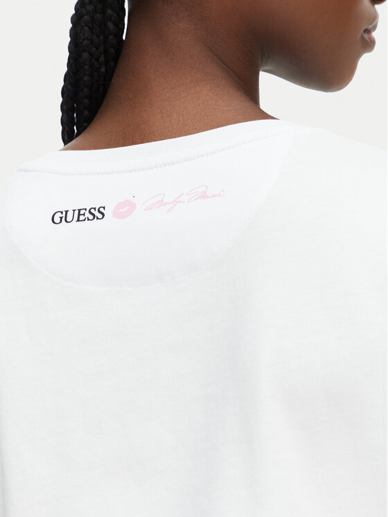 Guess Guess Футболка W6BI51 K6658 Білий Regular Fit