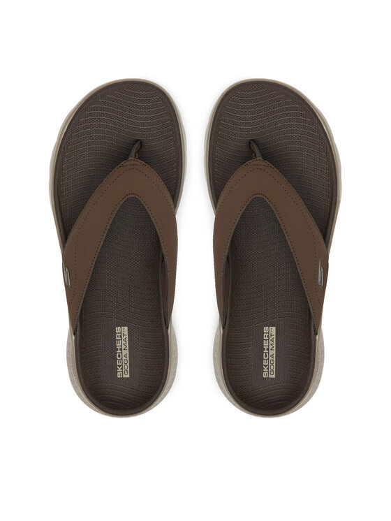 Skechers Japonke Skechers Go Walk Flex Sandal-Vallejo 229202/CHOC Rjava