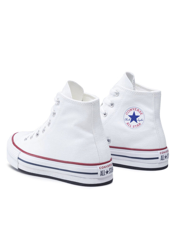 Converse Plátenky Converse Chuck Taylor All Star Eva Lift Hi 272856C Biela