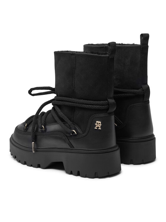 Tommy Hilfiger Cizme de zăpadă Tommy Hilfiger FW0FW08085 Negru