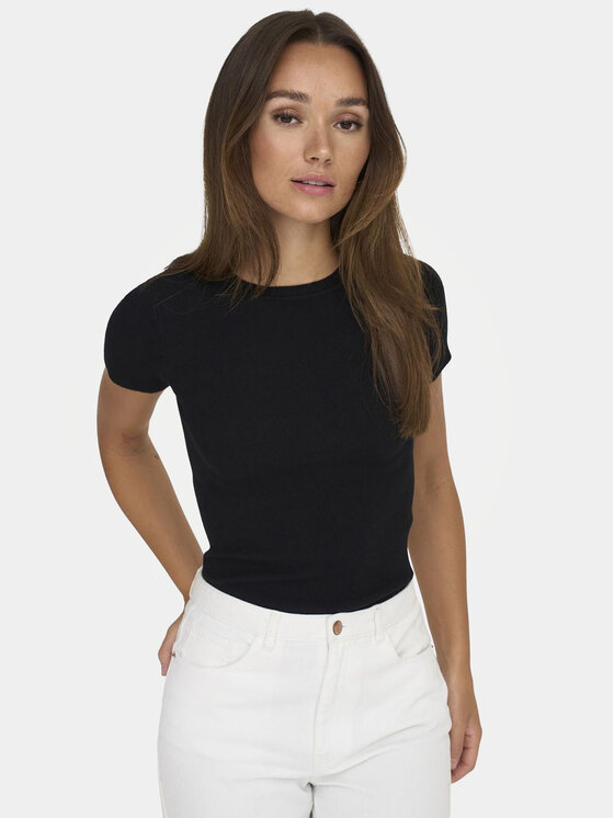 JDY JDY T-shirt Cirkeline 15307860 Nero Slim Fit