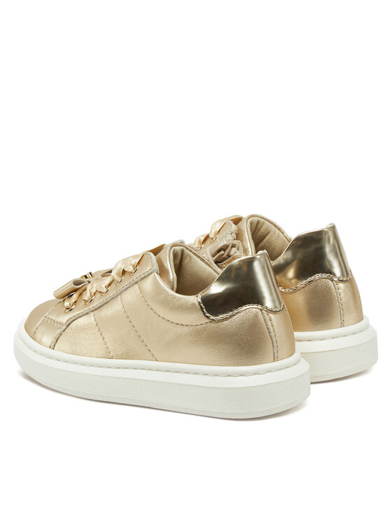 Calvin Klein Jeans Sneakersy Calvin Klein Jeans Sneaker Bassa Allacciata V1A9-83044-0220 Złoty