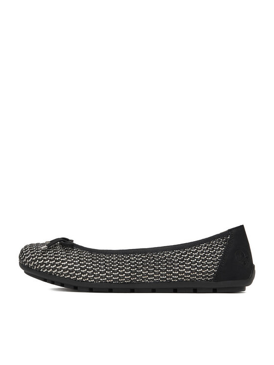Rieker Балеринки Rieker CEO-43850-00 Черен