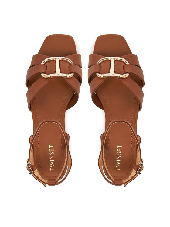 TWINSET Sandali TWINSET Ciabatta 251GCJ04A Marrone