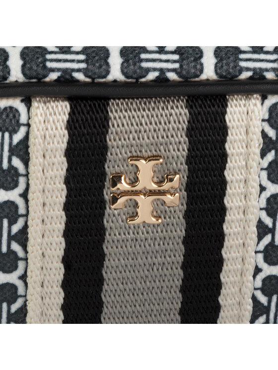 Tory Burch Сумка Tory Burch Gemini Link Canvas Mini Bag 57743 Чорний
