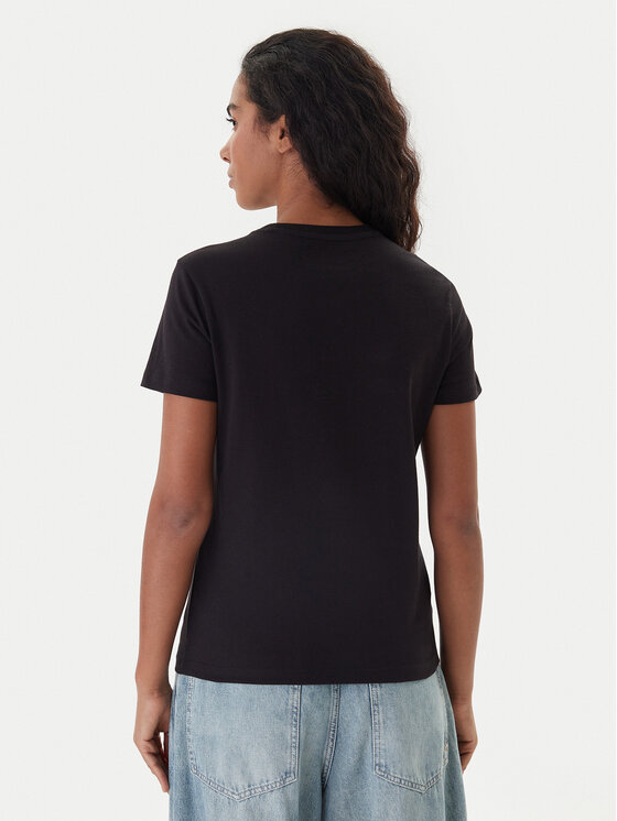 Tommy Jeans Tommy Jeans Camiseta Flag DW0DW22562 Negro Regular Fit