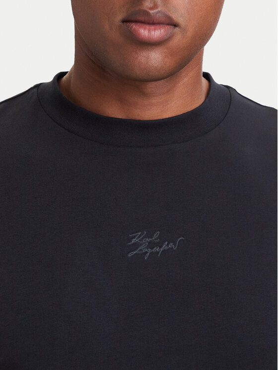 KARL LAGERFELD KARL LAGERFELD Camiseta 755040 564235 Azul marino Regular Fit