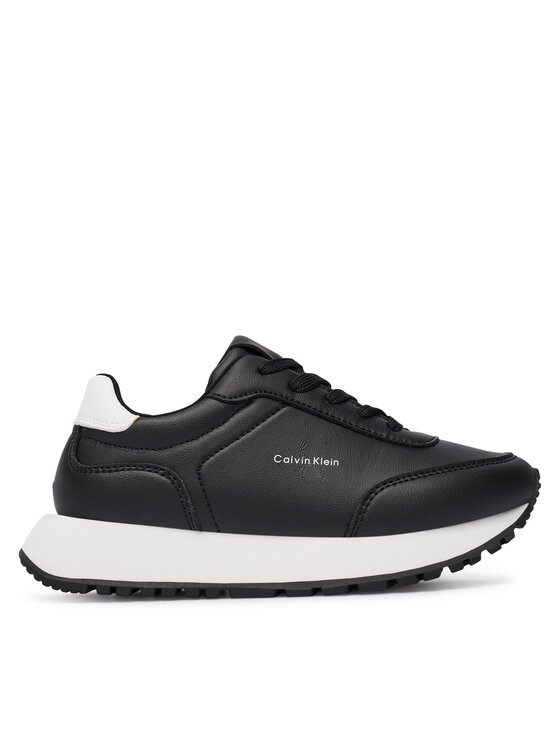 Calvin Klein Sneakersy Calvin Klein Low Cut Lace-Up Sneaker V3A9-83110-1355 S Czarny
