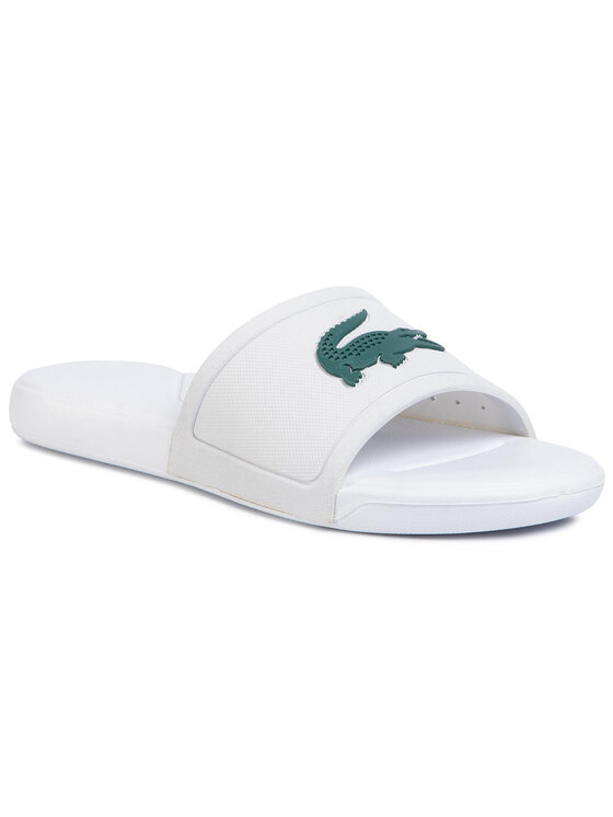 Klapki Lacoste L.30 Slide 120 1 Cuj 7-39CUJ0006082 Biały | Eobuwie.com.pl