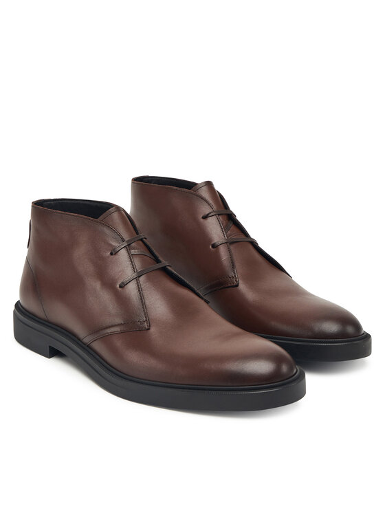 BOSS Botines planos BOSS Calev 50552548 Marrón