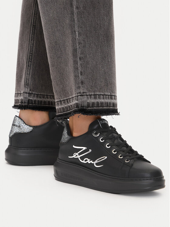 KARL LAGERFELD Sneakersy KARL LAGERFELD KL62510A Czarny