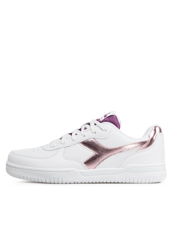 Diadora Laisvalaikio batai Diadora Raptor Low Metalic Satin Wn 101.178641 01 20006 Balta