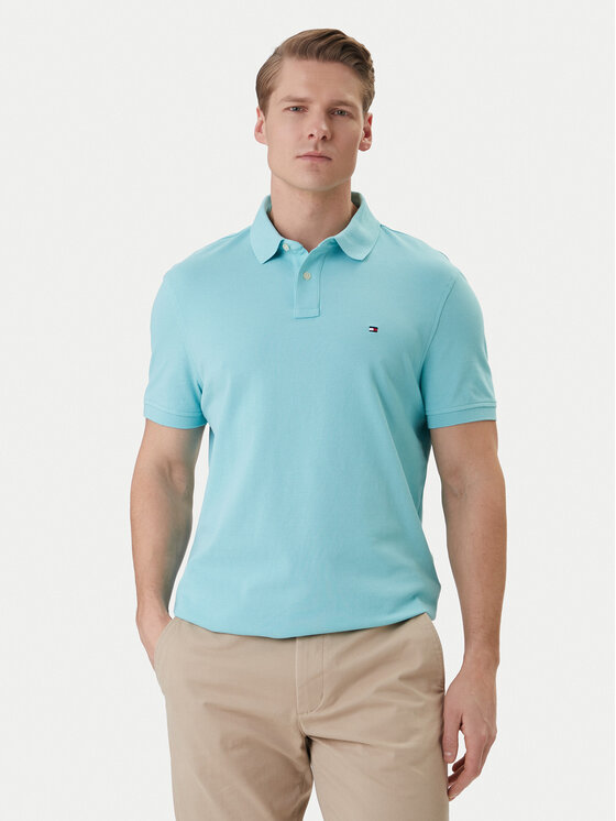 Tommy Hilfiger Tommy Hilfiger Polo 1985 MW0MW17770 Turquesa Regular Fit