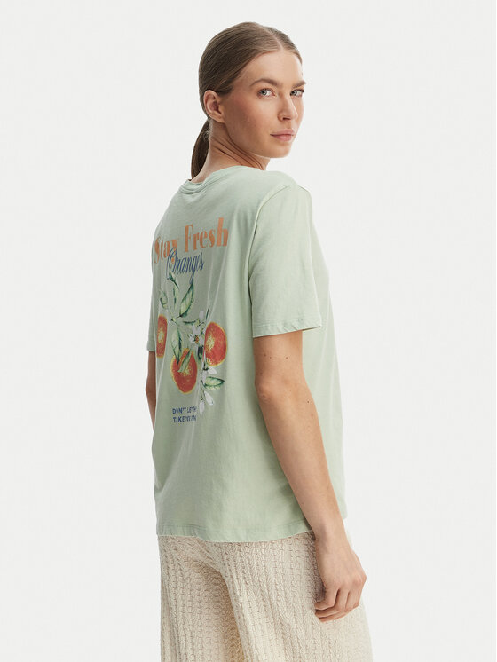 ONLY ONLY Camiseta Lucy 15367829 Verde Regular Fit