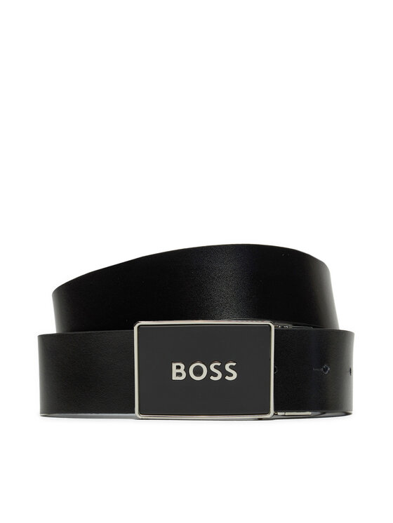 BOSS Pánský pásek Boss Icon 50529690 Černá