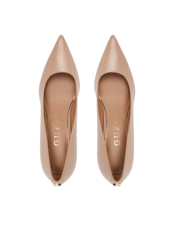 Guess Туфлі на шпильці Guess FLFPRN LEA08 Бежевий