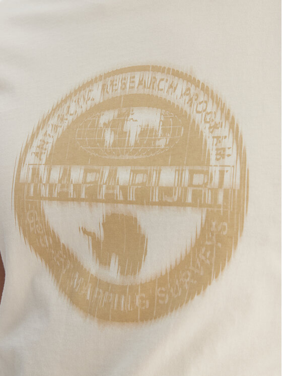 Napapijri Napapijri Camiseta S-Mahsa NP0A4FZB Écru Regular Fit