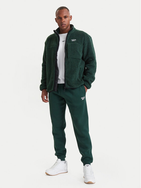 Reebok Reebok Flis RCC00108 Tamno zelena Regular Fit