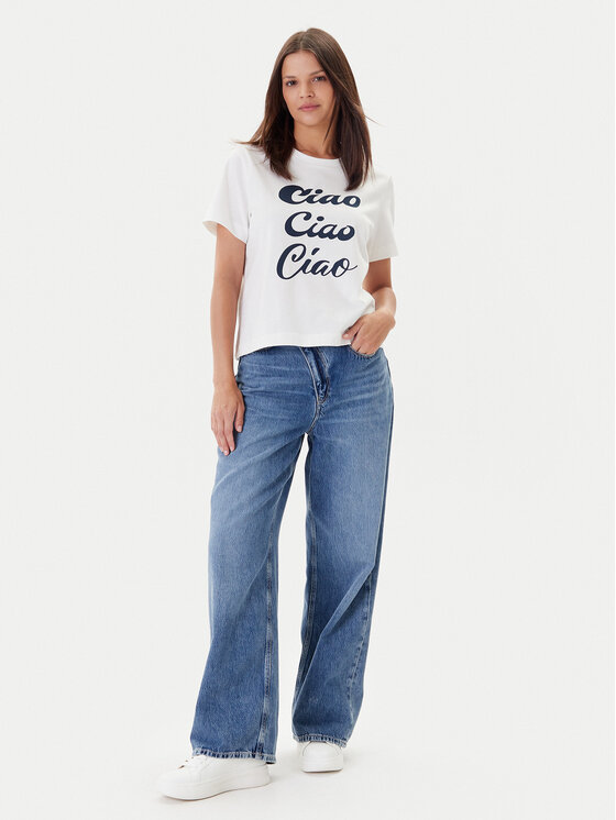 Vero Moda Vero Moda Футболка Sonna 10327143 Білий Regular Fit