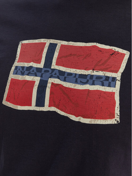 Napapijri Napapijri Camiseta S-Mahsa NP0A4FZB Azul marino Regular Fit