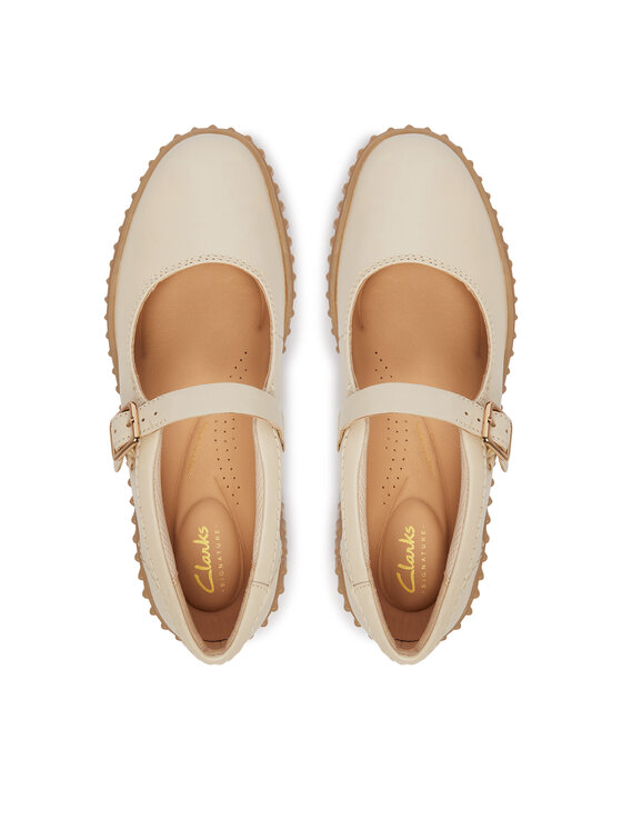 Clarks Туфлі Clarks Torhill Jane 26186305 Écru
