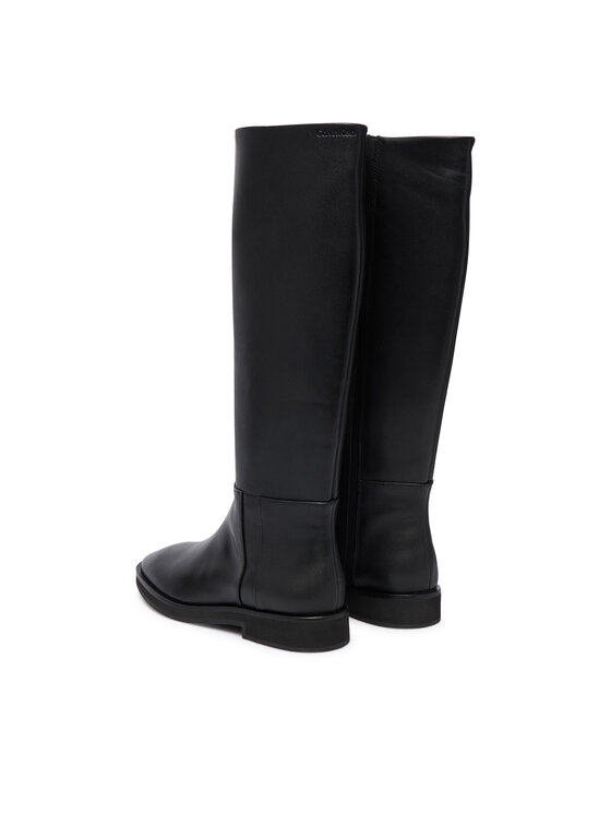 Calvin Klein Kozačky Calvin Klein Formal Utk Boot Lth HW0HW02599 Černá