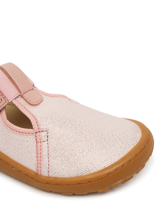 Froddo Тапочки Froddo Barefoot Canvas T-Bar G1700439-2 S Рожевий