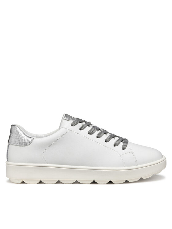 Geox Sneakersy Geox D Spherica Ecub-1 D45WEA 09BNF C0007 Biały