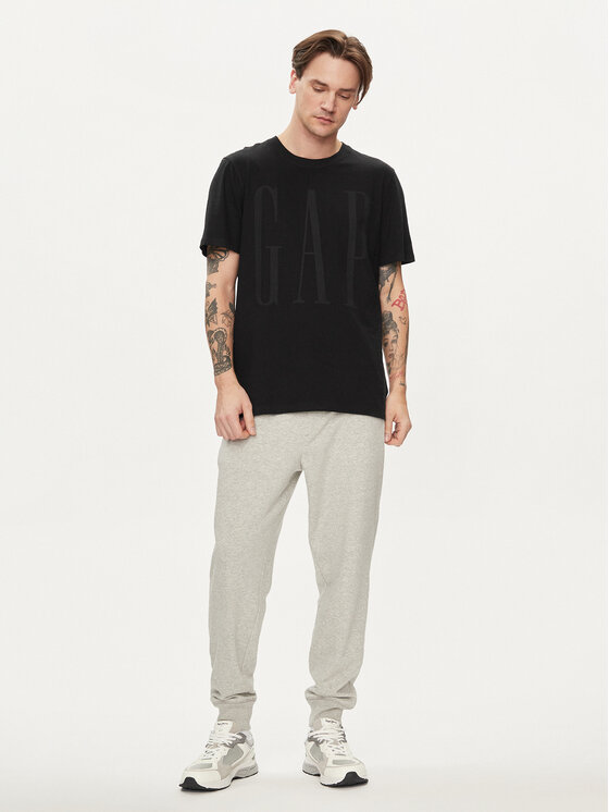 Gap Gap Футболка 866774-00 Чорний Regular Fit
