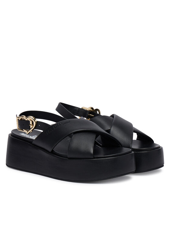 LOVE MOSCHINO Босоніжки LOVE MOSCHINO JA16137I0OIA0000 Чорний