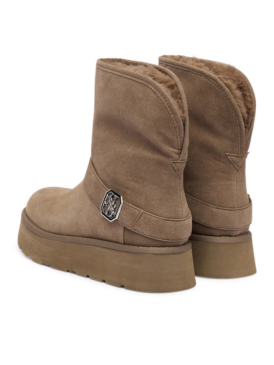 Guess Sněhule Guess FLFDOL ESU10 Hnědá