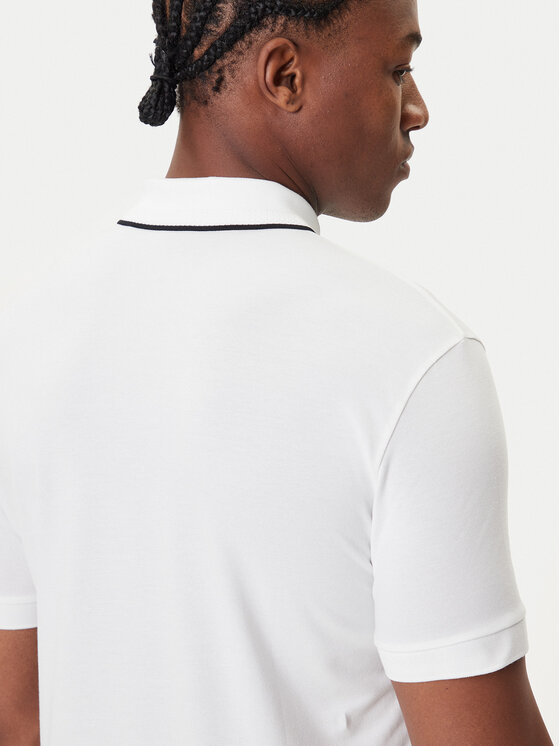 BOSS BOSS Polo Philix 50544450 Blanco Slim Fit