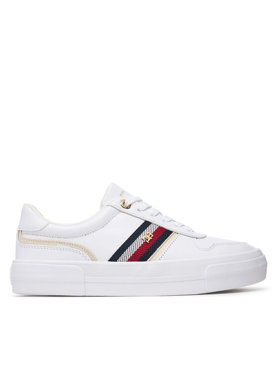 Tommy Hilfiger Αθλητικά Tommy Hilfiger Th Platform Vulc Leather FW0FW09603 Λευκό