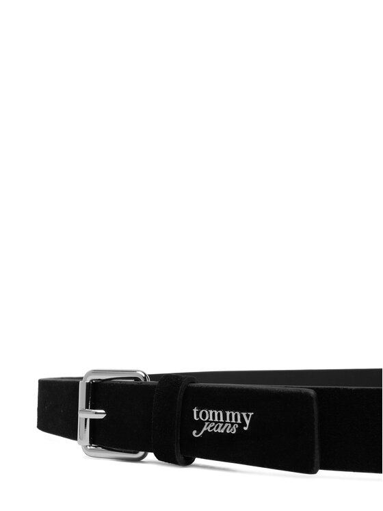 Tommy Jeans Ženski remen Tommy Jeans Tjw Script Seude 3.0 AW0AW18503 Crna