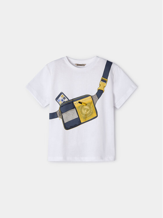 Mayoral Mayoral Póló 3018 Fehér Regular Fit
