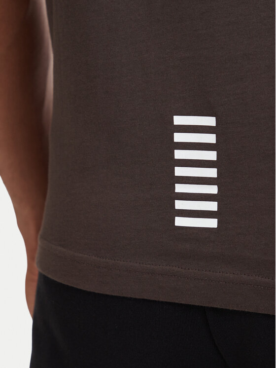 EA7 Emporio Armani EA7 Emporio Armani Camiseta 8NPT25 PJVPZ U6027 Marrón Regular Fit