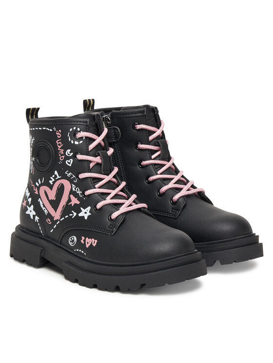 Primigi Trapper stila apavi Primigi AVANT-8977022 Melns