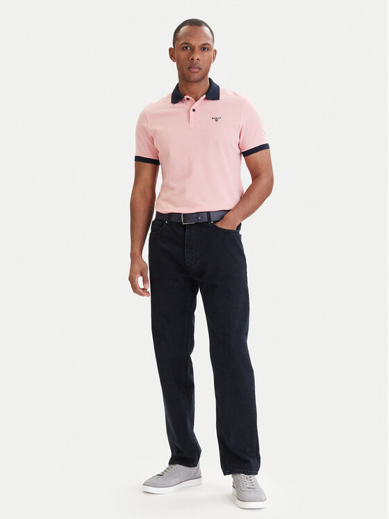 Barbour Barbour Polo Lynmouth MML1449PI95 Rosa claro Regular Fit