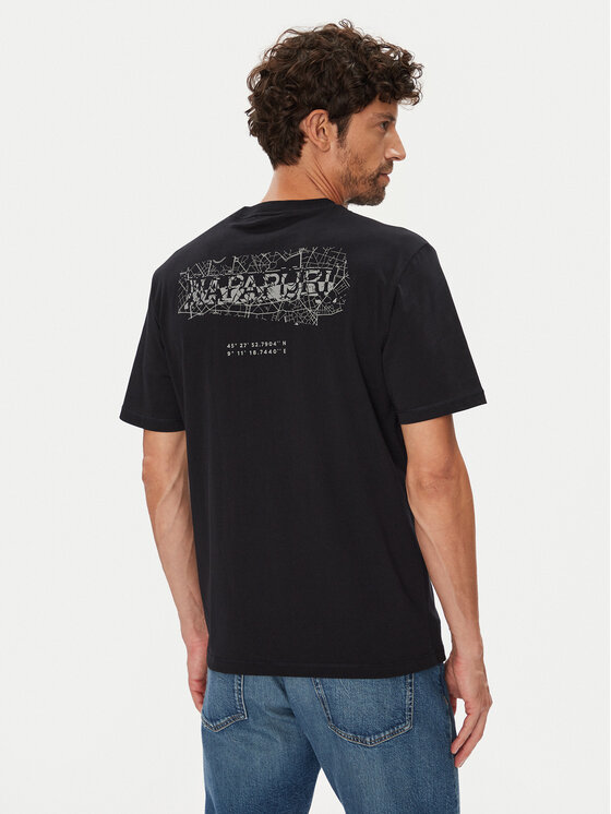 Napapijri Napapijri Camiseta S-Turrach NP0A893U Negro Regular Fit