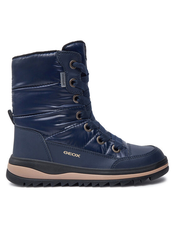 Geox Čižmy Geox J Adelhide Girl B Ab J16EWA 0LVBC C4002 S Tmavomodrá