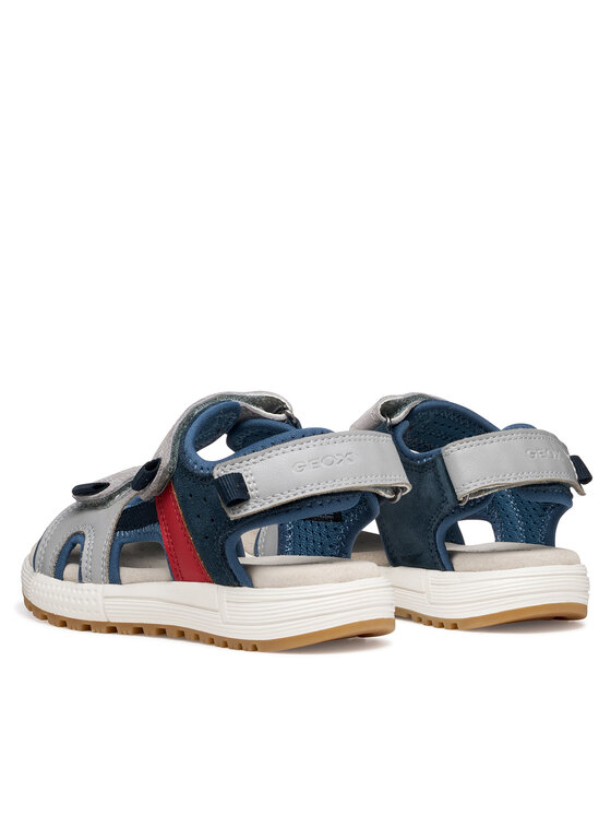Geox Szandál Geox J Sandal Alben Boy J35AVA 01522 C1F4W D Szürke