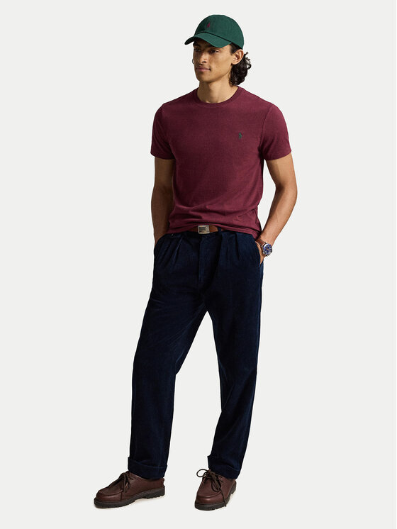 Polo Ralph Lauren Polo Ralph Lauren Camiseta 710671438545 Guinda/burdeos Slim Fit